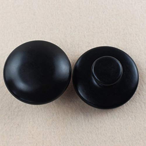 HEALLILY piedras de masaje profesional basalto de lava natural piedra caliente piedra de energía hongo en forma de cabeza para terapia de masaje spa 2 piezas
