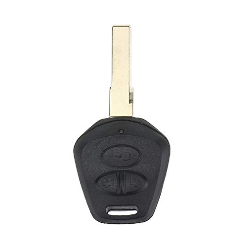 Heart Horse Carcasa de Repuesto para Llave de Control Remoto de 3 Botones con diseño de Caballo de corazón, Compatible con Porsche 911 996 Boxster S 986 Blank Blade