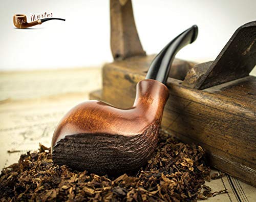 Hecho a Mano Única Madera Tabaco Pipa para Fumar Tipo Pera Hecho por Artesano