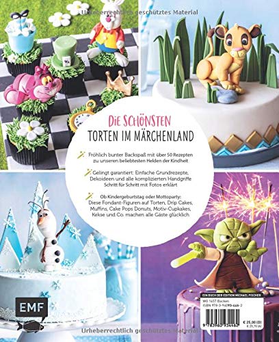 Helden der Kindheit - Das Backbuch - Motivtorten, Muffins, Kekse & mehr: Mit Kultfiguren wie Mickey und Minnie Mouse, Donald, Pluto, Elsa, Olaf, Nemo, ... Jasmin, Simba, Mogli, Bambi und Pinocchio