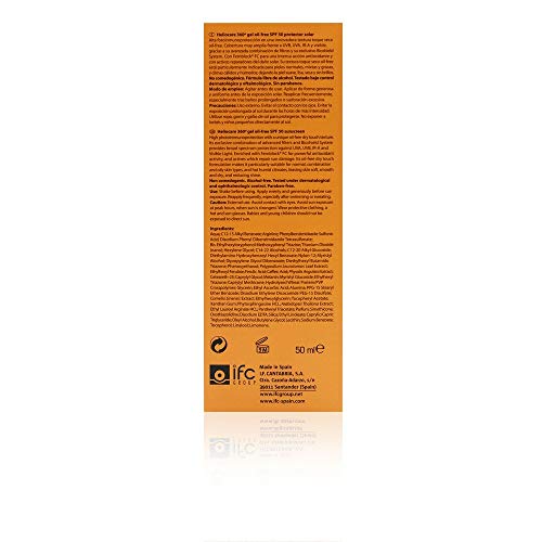 Heliocare 360º Gel Oil-Free SPF 50+ - Crema Solar Facial, Fotoprotector Avanzado, Ligero, Pieles Grasas, Tendencia Acneica, Acabado Mate y Tacto Seco, 50ml
