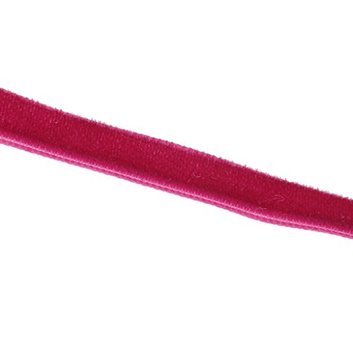 Hellery Carrete De Cinta De Terciopelo De 20 Yardas Disponible En Muchos Colores 10 Mm / 0.4 Pulgadas De Ancho - Morado