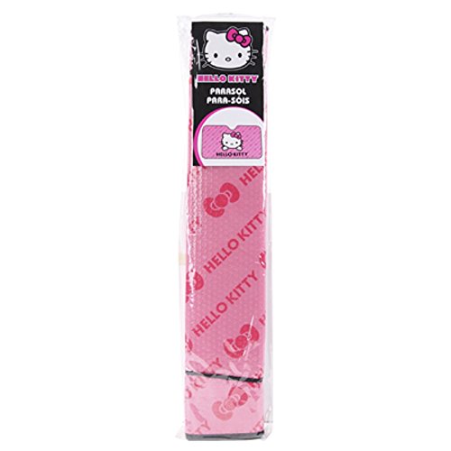 Hello Kitty KIT3015 Parasol de Aluminio Rosa ventosas 130 x 70 cm y Universal