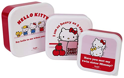 Hello Kitty - Macetas de Almacenamiento, Multicolor