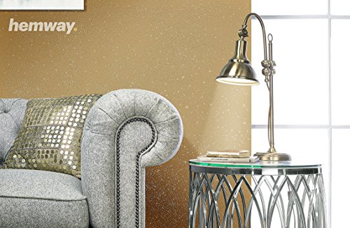 Hemway - Barniz con Purpurina para Paredes pintadas - Disponible en 25 Colores - 1 l