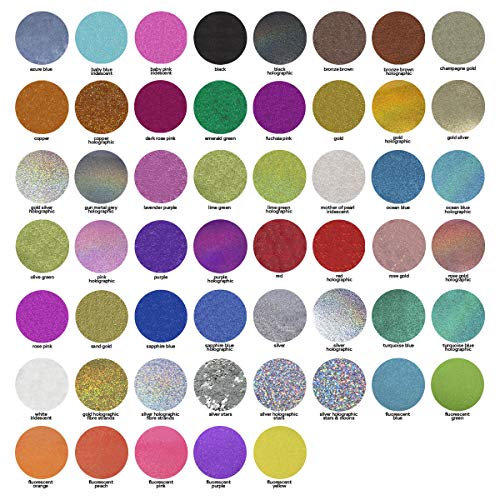 Hemway Craft 100g -Purpurina ultrafina (1/128", 0,2 mm), negro, Ultrafine 1/128" .008" 0.2MM
