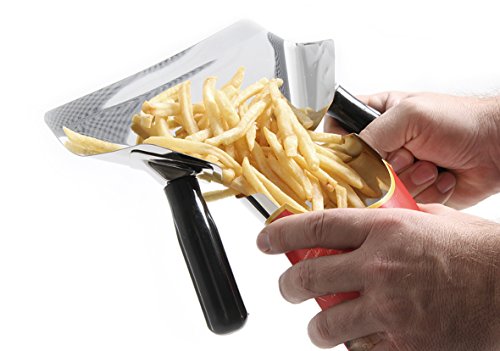 Hendi 642559 Embudo Recogedor para Patatas Fritas - Negro - 230x200 mm