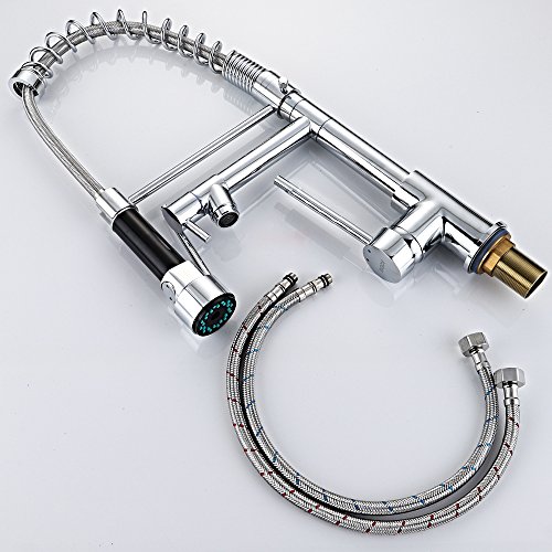 HENGMEI Grifo Mezclador Grifo de Cocina Fregadero Grifo de Baño con Dos Caños Giratorios Monomando de lavabo Monom ando Baño de Cocina Para Lavabo Y Baño, Tipo D