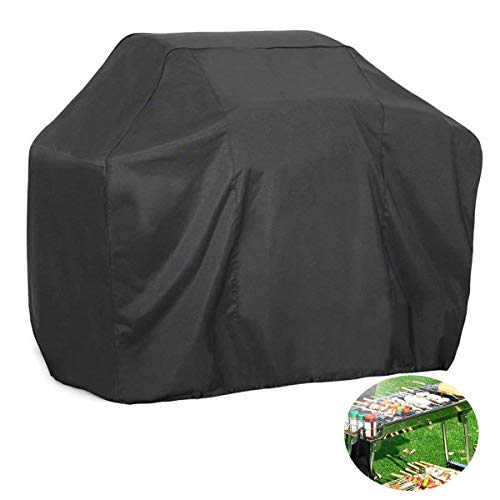 Herefun Funda para Barbacoa Impermeable, 210D Oxford Funda Protector para Barbacoa de Gas, Cubierta BBQ Parrilla Funda Protectora (170 x 61 x 117cm)