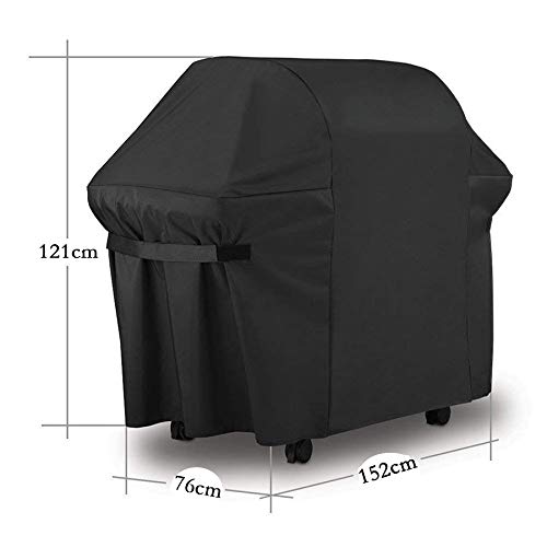 Herefun Funda para Barbacoa Impermeable, 420D Oxford Funda Protector para Barbacoa de Gas, Cubierta BBQ Parrilla Funda Protectora 152x76x121cm