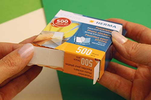 Herma Creative - Etiquetas para fotos (1000 unidades, 17 x 12 mm), blanco