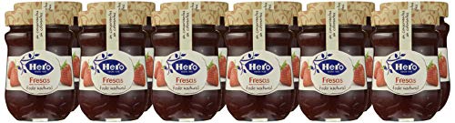 Hero Confitura Extra de Fresa Todo Natural - Paquete de 12 x 345 gr - Total: 4140 gr