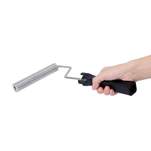 Herramienta de rodillo de fibra de vidrio, aleación de aluminio 25.4x150 mm Herramienta de laminado de rodillo de burbuja de laminado de fibra de vidrio para FRP Productio industrial