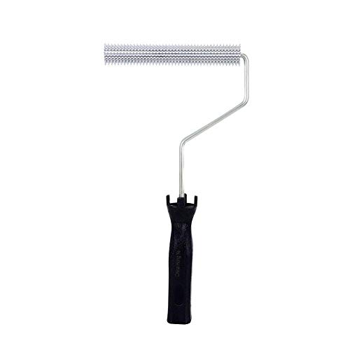 Herramienta de rodillo de fibra de vidrio, aleación de aluminio 25.4x150 mm Herramienta de laminado de rodillo de burbuja de laminado de fibra de vidrio para FRP Productio industrial