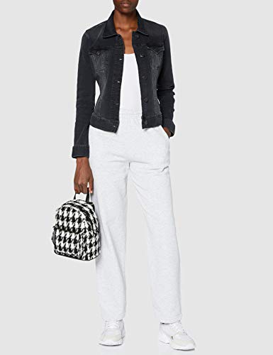 Herrlicher Joplin Denim Black Cashmere Touch Chaqueta, INOX 095, XS para Mujer