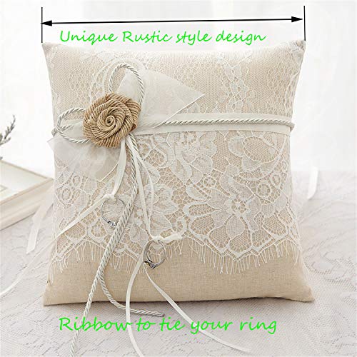 HESHIFENG. party & accessories Anillos de Boda Almohada cojín 21 cm * 21 cm,Ephedra