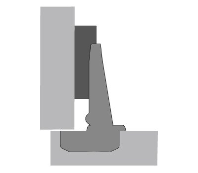 Hettich 110 Grado Clip Totalmente Solapado Bisagras Automática Sin Mecanismo de Cierre Suave para Puertas Mueble Armariod de Cocina Intermat 9943 Instalación Rápida Juego de 2