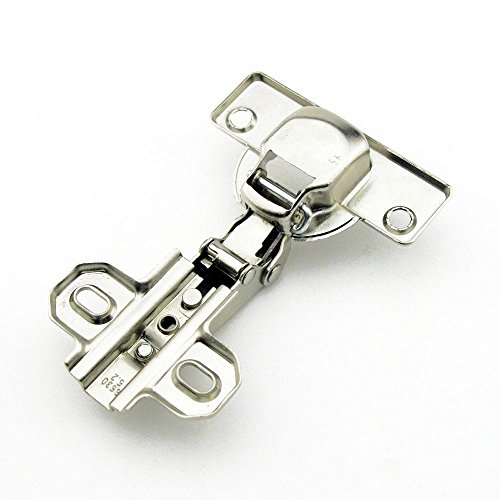 Hettich 110 Grado Clip Totalmente Solapado Bisagras Automática Sin Mecanismo de Cierre Suave para Puertas Mueble Armariod de Cocina Intermat 9943 Instalación Rápida Juego de 2