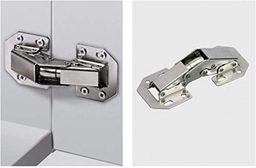 Hettich Bisagra Atornillable con Muelle 90 Grado Bisagras Cierre Automático para Puerta Totalmente Solapado y Arremetido de Empotrado Mueble Armario de Cocina Alemania Marca Juego de 2