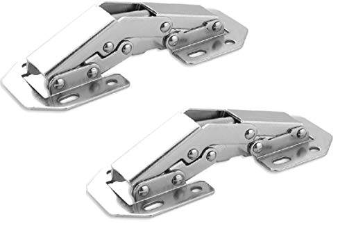 Hettich Bisagra Atornillable con Muelle 90 Grado Bisagras Cierre Automático para Puerta Totalmente Solapado y Arremetido de Empotrado Mueble Armario de Cocina Alemania Marca Juego de 2