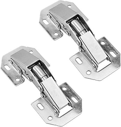 Hettich Bisagra Atornillable con Muelle 90 Grado Bisagras Cierre Automático para Puerta Totalmente Solapado y Arremetido de Empotrado Mueble Armario de Cocina Alemania Marca Juego de 2