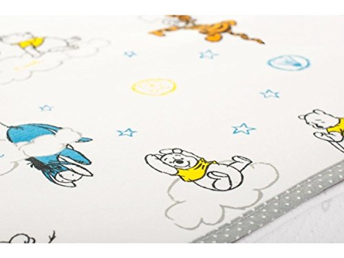 Hevea Disney Protector de colchón impermeable (120 x 60 cm, diseño de Winnie the Pooh)