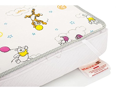 Hevea Disney Protector de colchón impermeable (120 x 60 cm, diseño de Winnie the Pooh)
