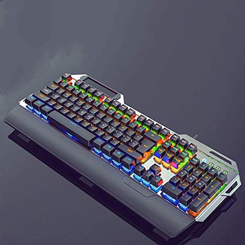 Hexiao Teclado portátil y ratón Mechanical Desktop PC Eje Verde Negro Eje Satisfacer Oficina Convencional Externo xiao1230