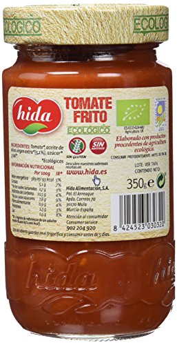 Hida Tomate Frito Ecológico - Paquete de 6 x 350 gr - Total: 2100 gr