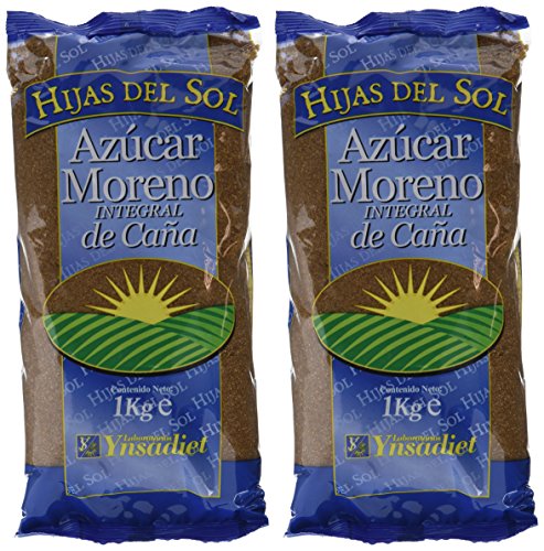 Hijas Del Sol Azúcar Moreno Integral de Caña - 1000 gr - [Pack de 2]