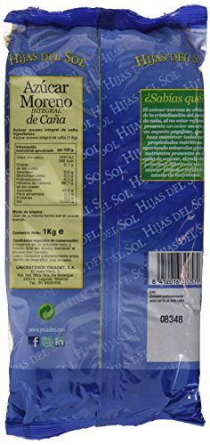 Hijas Del Sol Azúcar Moreno Integral de Caña - 1000 gr - [Pack de 2]