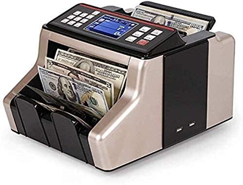 HIZLJJ Modo de detección de Bill dinero Contador Falsificación de lotes Informes Financieros contador de dinero con Variable billete falso detección de velocidad de dinero máquina de contar con el pun