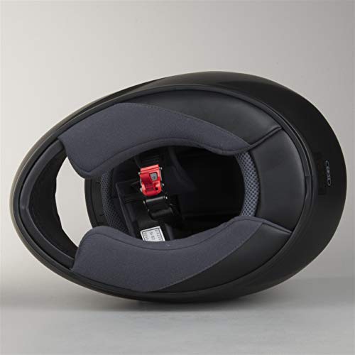 HJC 10107009 Casco de Moto, Semi Flat Negro, Talla L