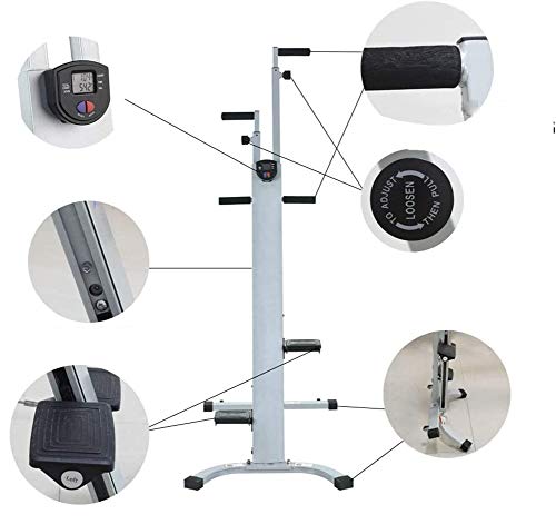 HLLXX Fitness Stepper Climber, Máquina de Escalada Vertical, Gimnasio en casa Escalada máquina, Plegable, Entrenamiento Fitness, Capacidad De Carga De 150 Kg, para Deportes De Interior