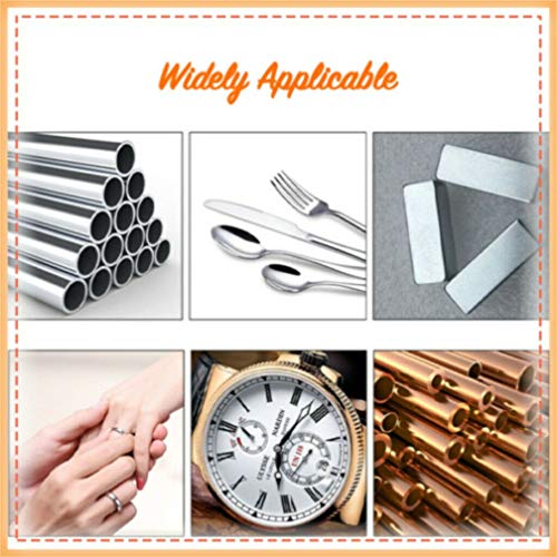 hmkazm Pulidora de Monedas Antiguas, Kit de Pasta de Compuesto de Pulido de Metales, Fondo de Olla de Cocina Artefacto Removedor de óxido de Escala Negra, Aplicable Al Cobre, Plata, Aluminio (3 pcs)