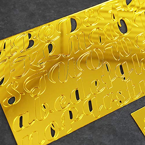 HNLSKJ Sello de Letra de Pastel, Sello de Galleta de Alfabeto acrílico, Cortador de Prensa de Galletas para Hornear, Molde de Fondant para Hornear, Herramienta de decoración DIY (Type B)