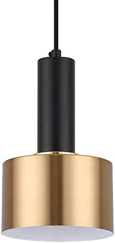 Hobaca E27 Oro Negro Lamparas de Techo Colgante Vintage Industrial Lampara Colgante Nordico Moderno para Comedor Cocina Dormitorio