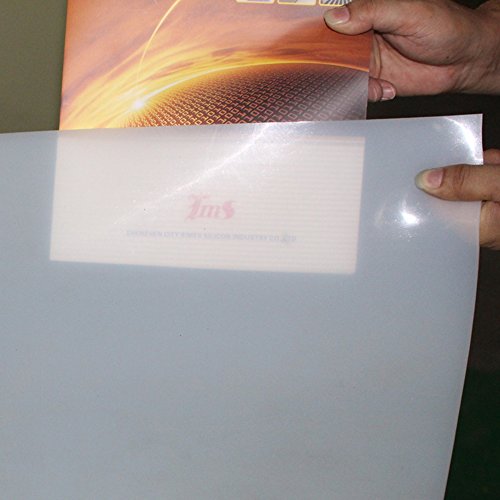 Hoja blanca de goma de silicona 1.0mm Espesor de alta temperatura (300mmx300mm)