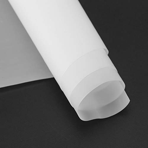 Hoja de película de PTFE - 300 mm x 1000 mm Placa de hoja de película de teflón PTFE Sin espesor de adhesivo 0.1 mm
