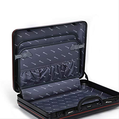 HOKVJ Cash Box Abs Caja De Contraseña Portátil, Maletín De Negocios, Herramientas E Instrumentos, Taquilla, Equipaje De Embarque.