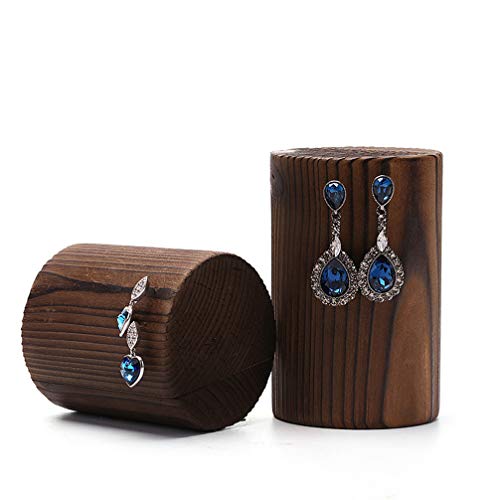 Holibanna Pendientes aretes Pendientes de joyería Expositor de Madera Soporte de Organizador Soporte de Estante s
