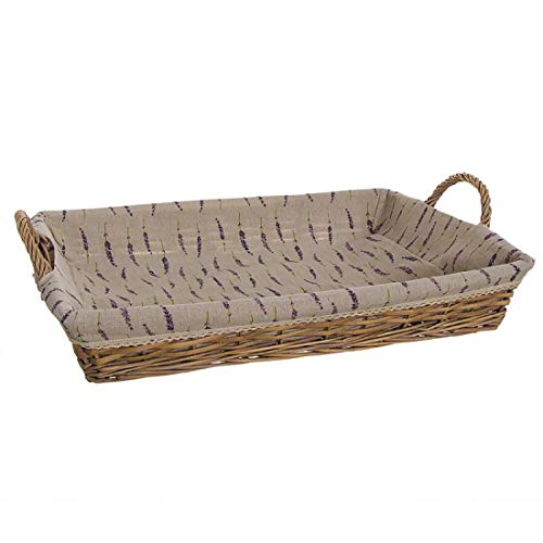 Home Gadgets Bandeja para Planchar Mimbre Lavanda 70 cm