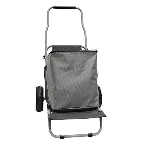 Homecall - Carrito-silla con bolsa de transporte (gris)