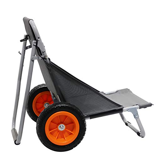 Homecall - Carrito-silla con bolsa de transporte (gris)