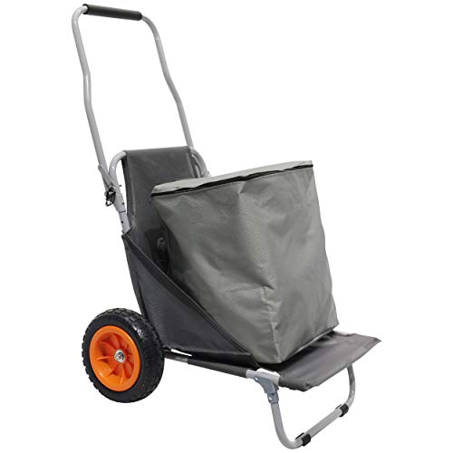 Homecall - Carrito-silla con bolsa de transporte (gris)