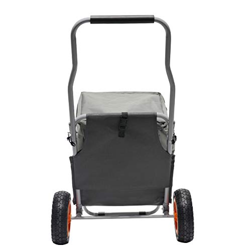 Homecall - Carrito-silla con bolsa de transporte (gris)