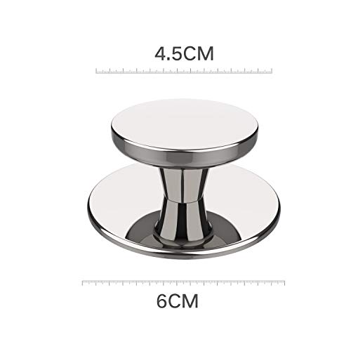 HOMEWINS 4PCS Juego de asas y pomos universales de repuesto para tapas de olla, sartén y cacerola