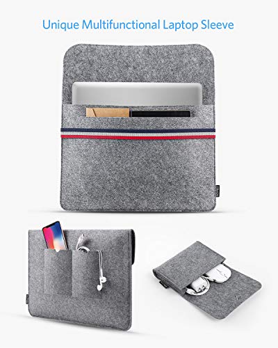 HOMIEE 13-13.3 Pulgadas Funda de Fieltro de Portátil para Macbook, MacBook Pro,MacBook Air, Notebooks, Netbooks, Ultrabooks, Impermeable y Resistente a Golpes