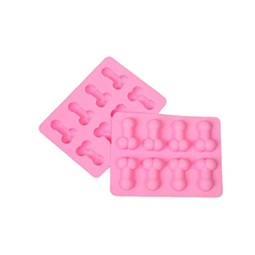 hong Wu 2pcs Mousse De Chocolate Pastel De Silicona del Molde Cilíndrica Pequeña Torta Que Adorna La Hornada Herramientas Postre del Cubo De Hielo