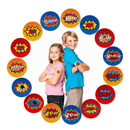 HONGXIN-Shop Pegatinas de Superhéroes Divertidas Adhesivo Sticker Decoración para Niños Fiesta Marcador Libro de Recortes 10 Hojas de 150 Piezas